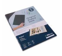 Rillstab Original Display Book (12 Transparent/Clear Pockets) | A3 Front Page Ring Binder Portfolio & Project Presentation Folder for Meetings & Conferences| Poly Clear Pocket Folder | Black | 99314