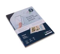 Rillstab A4 Frontview Presentation Show Album | Personalised Cover Insert | 10 Pockets 20 Viewing Sides | Anti-Reflective Sleeves | Premium Compact Portfolio | Black | RI99419