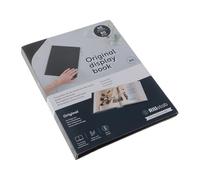 Rillstab Original Display Book (40 Transparent/Clear Pockets) | A4 Front Page Ring Binder Portfolio & Project Presentation Folder for Meetings & Conferences| Poly Clear Pocket Folder | Black | 99444