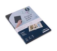 Rillstab A5 Presentation Display Book | 20 Clear Polypropylene Pockets (40 Views) | Rigid Grained Cover | Lies Flat | Slim Portfolio Folder for Office, Meetings & Art | Black | RI99524