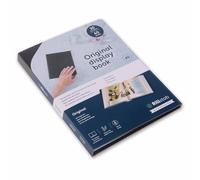 Rillstab Original Display Book (30 Transparent/Clear Pockets) | A5 Front Page Ring Binder Portfolio & Project Presentation Folder for Meetings & Conferences| Poly Clear Pocket Folder | Black | 99534