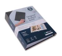 Rillstab Original Display Book (120 Transparent/Clear Pockets) | A4 Front Page Ring Binder Portfolio & Project Presentation Folder for Meetings & Conferences| Poly Clear Pocket Folder | Black | Rl9904