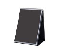 Rillstab A4 Portrait Tabletop Flipchart - 20 Clear Pockets, 40 Pages Flipchart Binder - Durable & Portable - Ideal for Presentations, Meetings, Office, Training Courses - Black