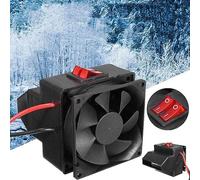 Riloer 12 V / 24 V Car Heater 200-300W 15-20A Car Defroster Heater Auto Windshield Defrosters, Dual Switch Internal Defroster Heater (12V)