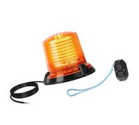 Riloer 12V-48V LED Flashing Strobe Emergency Beacon Warning Lights For Car Rooftop Amber Remote Control Compatible with Truck Car Snowplow Tow Vehicle