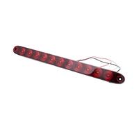 Riloer 12V Red Car LED Tail Light Bar, Waterproof 3rd Brake Light Turn Signal Running Light Rear Marker Lamp, Universal for Heavy Duty Truck Trailer RV Camper