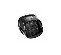 Riloer 13Led Motorcycle Tail Light With Red/Black Smoked Lens Compatible with Harley DYna Road King Electra Glide Street Bob Touring, Smoked Led Tail Light With Red Illumination Brake Line