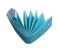 Riloer 150x80cm Aluminium Foil Universal Car SUV Windscreen Sunshade with Cuttable Design, Sun Protection Wind and Dust Resistant Car Front Window Sun Visor Cover, Black/Blue
