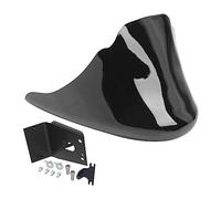 Riloer 1x Black Front Bottom Spoiler Mudguard, Air Dam Chin Fairing Compatible with Harley Sportster 1200 883 Iron XL 2004-2020, Glossy Black
