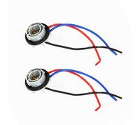 Riloer 2Pcs 1157 Bulb Socket BAY15D Lamp Holder P21/5W Adapter Base Connector for Brake light Plastic Car Accessories