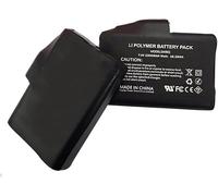 Riloer 2PCS 7.4V 2200mAh Lithium Polymer Rechargeable Battery, Heated Gloves Battery UL FCC Safety certification for Heated Gloves Socks Hats Vest Jacket DC Female Interface ion Battery