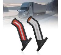 Riloer 2pcs Trailer LED Outline Marker Truck Light, Side Marker, Trailer marker lights,Side Marker Lights LED, Fit for 12V-24V Pick-up Trucks Vans Trailers Waterproof(Red + light + yellow light)