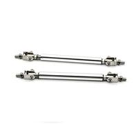Riloer 2Pcs Universal Adjustable Front/Rear Bumper Lip Splitter Strut Rod, Auto Parts Replacement Splitter Strut Rod Tie Support Bars 100mm/150mm/200mm