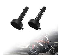 Riloer 2X Motorcycle Universal Exhaust Muffler Baffle DB Killer muffler,Motorcycle Exhaust Silencer, Universal Adjustable Removable Motorbike, 60mm