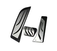 Riloer 3 PCS Gas Brake Foot Pedal Cover Rest Pedals Kit Footrest Pedal Pad Cover Compatible with BMW 1' F20/F21 2' F22/F23 3' Sedan F30 3' Touring F31 3' Gran Turismo F34 4' F32/F33/F36