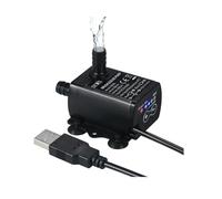 Riloer 300L/H Ultra Quiet USB 5V Submersible Pool Water Pump, 100% Waterproof Water Pump Universal for Fountain Water Dispenser Car Cycle System for Outdoor Garden(QR50L 300L/H 4.8W)