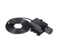 Riloer 400L/H Ultra Quiet DC 12V 830mA Submersible Pool Water Pump, 100% Waterproof Water Pump Universal for Fountain Water Dispenser Car Cycle System for Outdoor Garden (QR50D 400L/H 10W)