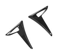 Riloer Camera Rain Cover Car Side Wing Panel Exterior Camera Cover Waterproof Protective Compatible with Tesla Model 3 2017-2020 Glossy Black