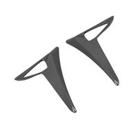 Riloer Camera Rain Cover Car Side Wing Panel Exterior Camera Cover Waterproof Protective Compatible with Tesla Model 3 2017-2020 Carbon Fiber Black