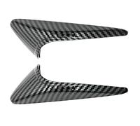 Riloer Camera Rain Cover For Car Exterior Camera Protective Cover Side Car Accessories Compatible with Tesla Model 3 2024 Bright Carbon Fiber