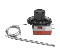 Riloer Capillary Car Thermostat, High Precision Cooling Radiator, 12V Temperature Control Switch Adjustable 0 ℃ ~ 120 ℃ Universal for Heating Cooling with Probe