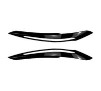 Riloer Car Headlamp Eyelid Eyebrow Covers,Car Headlight Eyebrow, Eyebrow Cover,Headlight Eye Lid, Compatible with BMW 1 Series F20 F21 Advance Version 2011-2014, ABS Black 2pcs