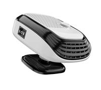 Riloer Car Heater, 12V Car Heater Defroster Windshield Defroster Defogger, Window Glass Defogger Fan Defogger Anti-Fog Defroster for 12V Car Models, White