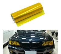 Riloer Car Light Film, Tint Vinyl Film For Headlight Taillight Rear Fog Light, Yellow, 30Cm X 60Cm