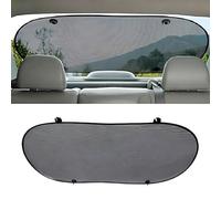 Riloer Car Rear Window Sun Shade with Suction Cup Easy Installation Rear Window Sunshades Cover Visor Shield Screen Window Shades for Baby, Pets Sun,Car Blinds Fits Most Vehicles(50 * 100 cm)