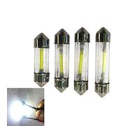 Riloer Double Sided Car LED Bulb COB Filament 12V Festoon Dome Glass License Plate,LED Side Light Bulb Number Plate Bulb,Wedge Led Car Bulbs Interior Dome(41mm)