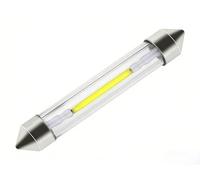 Riloer Double Sided Car LED Bulb COB Filament 12V Festoon Dome Glass License Plate, Light Bulbs LED Side Light Number Plate Bulb,Reading Light Source Dome Reading Lamp(36mm)