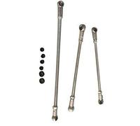 Riloer Gear Linkage Push Rods Kit, 3PCS Gear Link Rod Gearbox Kit for 306405 245283 P-eugeot 106 C-itroen S-axo