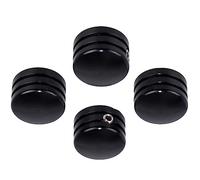 Riloer Head Bolt Covers Caps Compatible with Harley Davidson All Twin Cam Models, fit for Big Twin 1340 Evo Models, Sportster Models, Black 4pcs