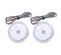 Riloer LED Rear Bumper Light Replacement Compatible with Toyota Corolla 2007-2010 8191002040 TO2830104 Clear Cover Red Light + White Light