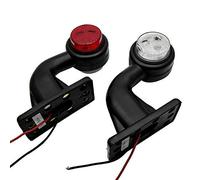 Riloer,LED Tail Lights, 2 Pack LED Side Marker Lights 12 V Side Lights,Trailer Side Marker Lights, Position Indicator Double Sided Lights for Truck