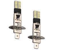 Riloer Led Work Light, Fog Lamp Spot Beam Front LED Bumper Reflector Lights, Spotlight Fog Driving Lamps Compatible with Most Vehicles with H1 Headlight Sockets, 2 pcs