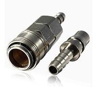 Riloer Male and Female 8mm Copper Quick Release Gas Hose Nozzle Coupling Connector Tool Suitable for Caravan RV Camper BBQ