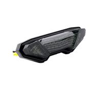 Riloer Motorbike LED Rear Tail Light, 12V Motorcycle Taillights Brake Turn Signal Lamp, Rear Fender Edge Brake Stop Running Light Compatible with YAMAHA MT-09 FZ-09 MT-10 FZ-10 FJ-09, Smoke