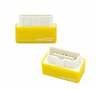 Riloer OBD2 Nitro Power Upgrade Fuel Saver, Universal OBDⅡ Plug Replacement for Petrol Car From the Year of 1996, Yellow