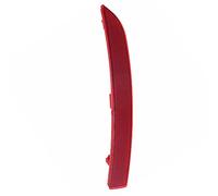 Riloer Rear Bumper Reflector 63147318555 63147318556 Tail Bumper Reflector Compatible with BMW 5-Series F10/F18 Sedan Facelift 2014-2017 Right Passenger Side Rear Right ABS Red