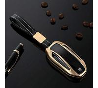 Riloer Remote Key Fob Case Shell Keychain Case Shell Cover For T-Esla Model S X 12-2018