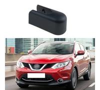 Riloer Replacement Car Rear Wiper Arm Cover Cap, PBT Material Wiper Rear Windshield Wiper Arm Nut Cover Cap Compatible with Nissan Qashqai 2008-2014, 1 Pc Black