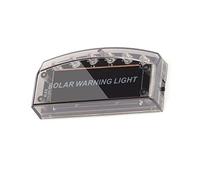 Riloer Solar Car Alarm Burglar Warning Light 6 Led Car Alarm Burglar Flashing Light-Blue