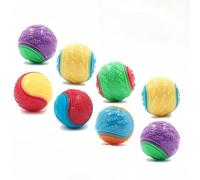 RILOOP Scooby-Doo Durable Squeaky set of 8 Dog Balls for teeth Cleaning Interactive