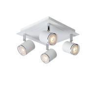 'RILOU' Dimmable Rotatable Stylish Indoor LED Ceiling Spotlight GU10 Lucide White One Size