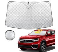 Rilsen Windshield Sun Shade for Volkswagen VW Tiguan 2018-2023 2024 Thicken 4-Layer Foldable Front Window Sunshade Cover Sun Visor Protector Block UV Rays