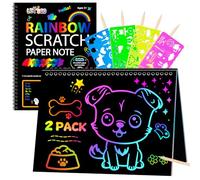 Rilso Christmas Presents,Halloween Gifts,3 4 5 6 7 8+Years Old Girls Boys Gifts,Rainbow Scratch Art Books for Kids Presents for 3-5-10,Kid Toys for 3-12Years Old Girls Boys