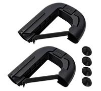 Rim Connector for Fluval FX6 FX5 FX4 FX2 407, Aquarium Hose Rim Clip, Ribbed Hosing Bracket - 2 Pack