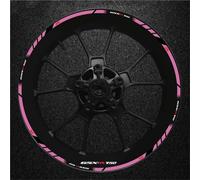 Rim Decals set Motorcycle Reflective Wheel Decal For Suzuki GSX-R750 GSX-R GSXR 750 GSX R750 17 Inch Hub Stickers Rim Protector Kit Motorbike Reflective Hub Decal(Color 18)