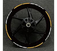 Rim Decals Set Motorcycle Rim Reflective Sticker for CFMOTO 400GT 650GT 650MT 400 650 GT MT Wheel Hub Decals Waterproof Strips Stickers Motorbike Reflective Hub Decal(Color 5)